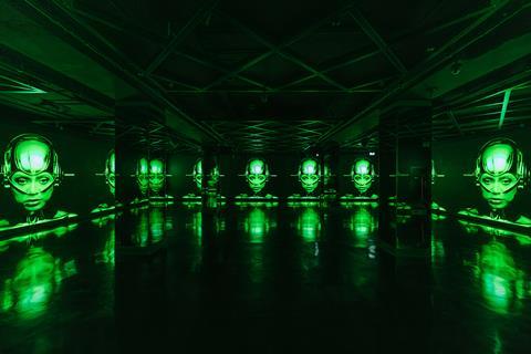 Flannels Beyonce pop-up store interior